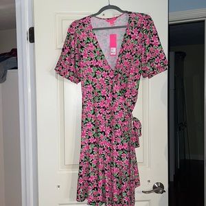 BNWT Lilly Pulitzer Kessler Wrap Dress Sz XL